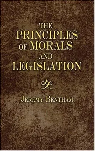 Cover of An Introduction to the Principles of Morals and Legislation